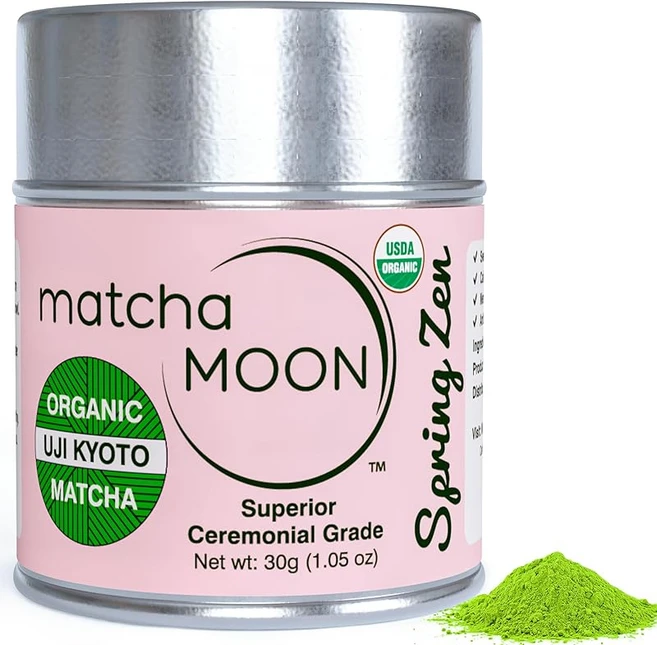 Matcha Moon 교토 우지 녹차 오가닉 유기 재배 무농약 무첨가 パウダーOrganic Ceremonial Grade Japanese Matcha 30g, 1개, 1개입 - 쿠팡