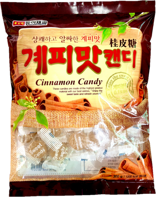 동아제과 계피맛캔디, 300g, 1개