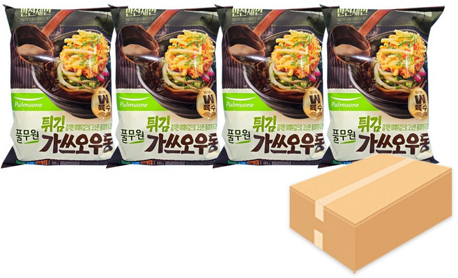 튀김가쓰오우동 2인분, 4개, 486g