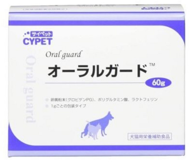 미네르바 코퍼레이션 오랄 가드 강아지 고양이용 60g(1gx60포), 1개