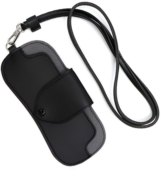 탠더글로우 여행용 선글라스 가죽 안경 케이스 파우치 스트랩