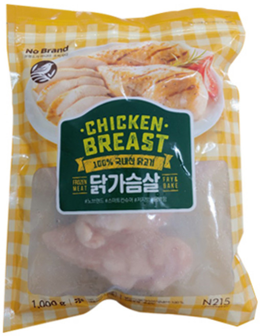 노브랜드 [노브랜드] 냉동 닭가슴살 1kg, 1개