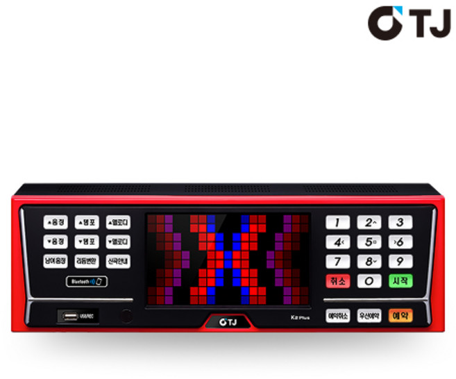 TJ미디어 업소용 가정용 겸용 태진 K2 PLUS 플러스 반주기 노래방기계