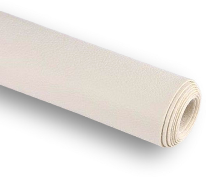 피앤도제 가죽 리폼 시트지 접착 스티커, 크림