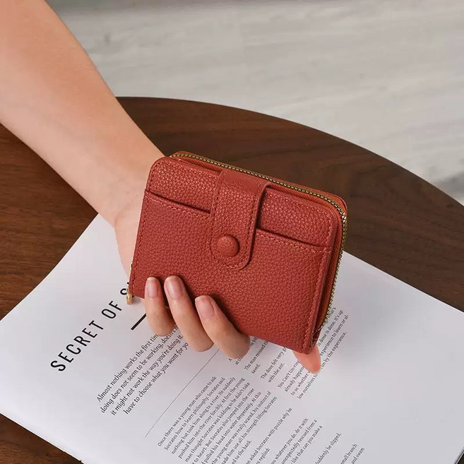 미미 여성용 반지갑 지폐 교통 카드 명함 지갑