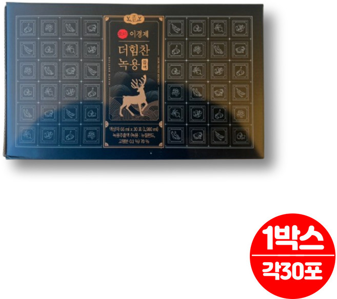 이경제 이경재 더힘찬 뉴질랜드 녹용 추출액 진액 블랙 침향 가시오가피 흑도라지 흑마늘 발효 홍삼 농축액 천궁 황기 성장기 어린이 청소년 노인 부모님, 1.98L, 1박스