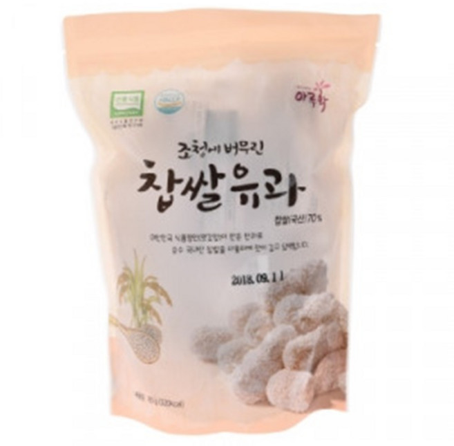 [식품명인 33호] 명인 박순애 찹쌀 유과 80g, 1개