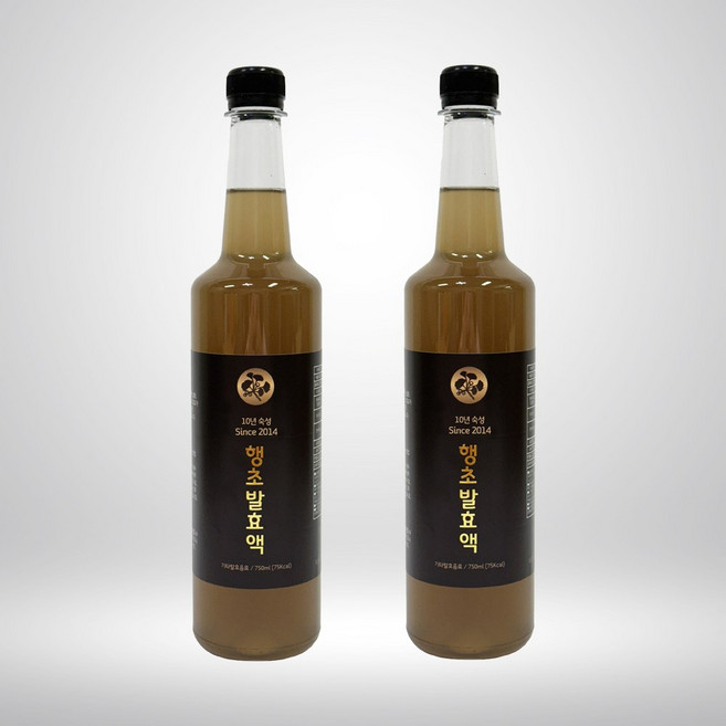 원조 은행식초 행초발효액, 750ml 2병, 2개, 750ml