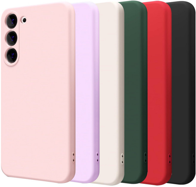 넥스트모바일 갤럭시 S24 플러스 울트라 사각 카메라 풀커버 파스텔 컬러 스퀘어 젤리 케이스