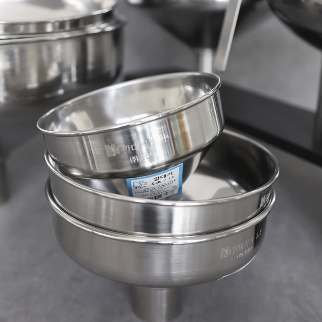 국산 스텐 깔때기 대형 오일 깔대기 omg, 스텐 깔대기 소 (1.5) (193595), 1개