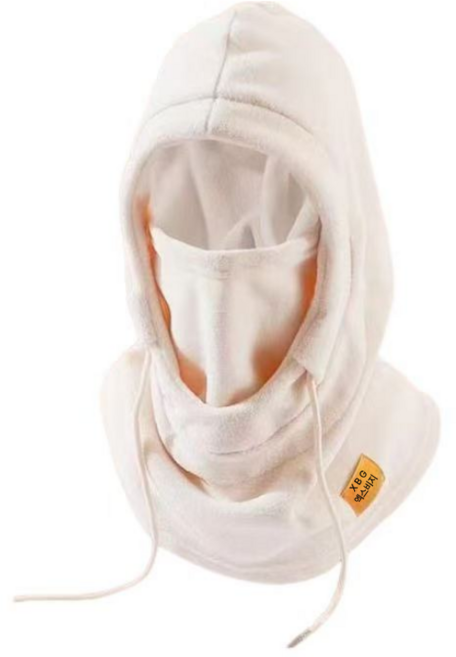 엑스비지 슈퍼방한 바라클라바 후드넥워머, 화이트, 1개