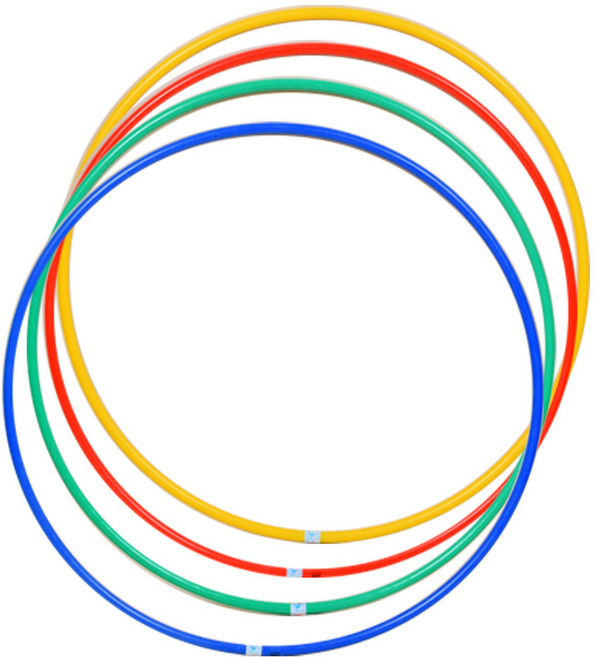 니스포 리듬 체조 후프 라운드 75Cm 주니어, 그린 75Cm