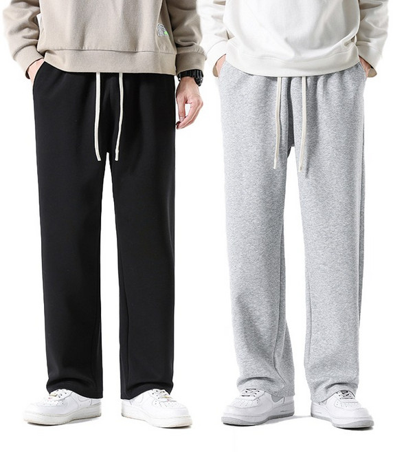 남자 트레이닝바지 2장 고급 컴포트 춘추 츄리닝바지 긴바지 일자바지 남여공용 tanlz-608