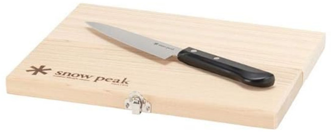 스노우피크 마나이타세트 M CS207 도마 세트 나이프 포함 접이식 조리기구