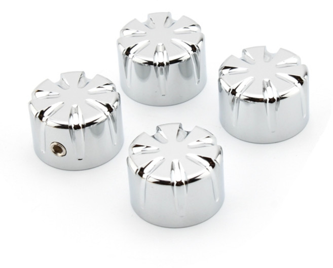 Triumph Bonneville T120 Black Thruxton R 스트리트 트윈 컵 스크램블러 4Pcs 점화 플러그 가공 헤드 볼트 캡 나사 너트 커버, [01] B