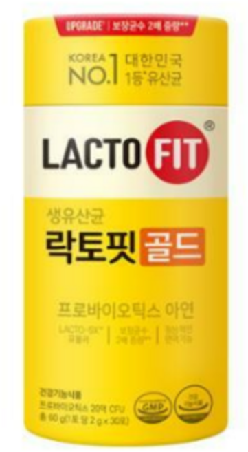 락토핏 골드 30포, 60g, 1개