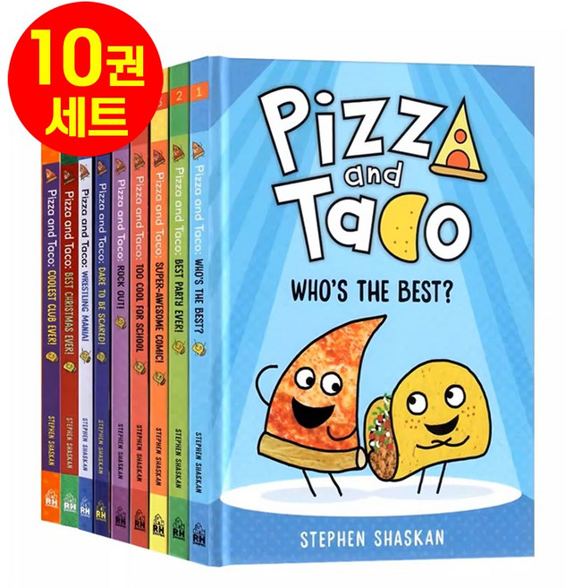 [다정책방] 국내 피자 앤 타코 그래픽 노블 10권 Pizza and Taco Graphics Novel 영어원서 음원제공