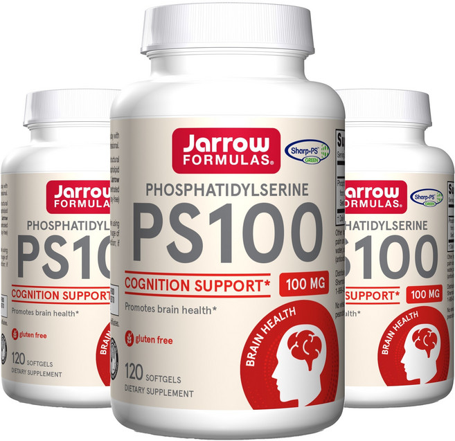Jarrow FORMULAS 賈羅公式 PS100軟膠囊 100mg, 120顆, 3罐