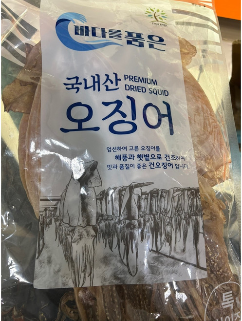 바다를 품은 국산 건오징어 특사이즈, 1개