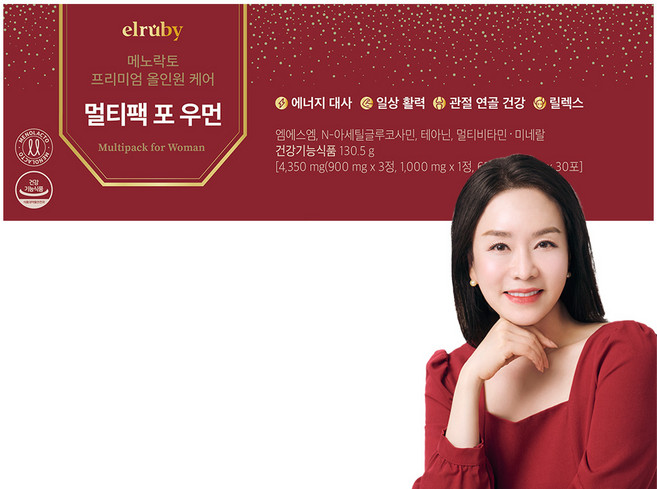 [휴온스N 공식] [소비기한 2026-08-20까지] 메노락토 올인원 멀티비타민 멀티팩포우먼, 1박스, 30회분