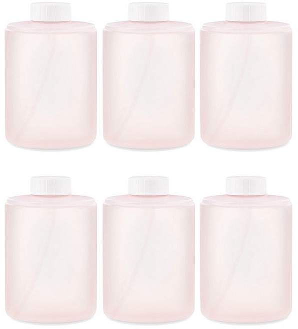 샤오미 미지아 자동 손세정기 손세정제 2세대 전용 리필 6개 320ml, 미지아 핑크 리필액 6개