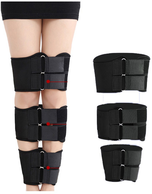 3중다리밴드 다리꼬기방지 하체밴드 일자다리 예쁜다리만들기 무릎벨트, 1개