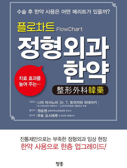 플로차트 정형외과 한약, 청홍, 니미 마사노리,토미자와 히데아키 저/권승원역