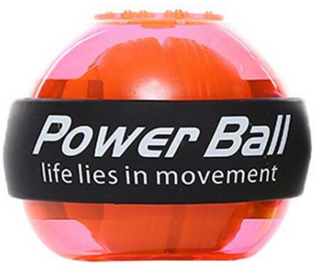 LED 손목 볼 트레이너 릴렉스 자이로스코프 LCD 카운터 근육 파워 팔 운동 강화제 피트니스 장비, 라이트 옐로우, 라이트 옐로우, 1개