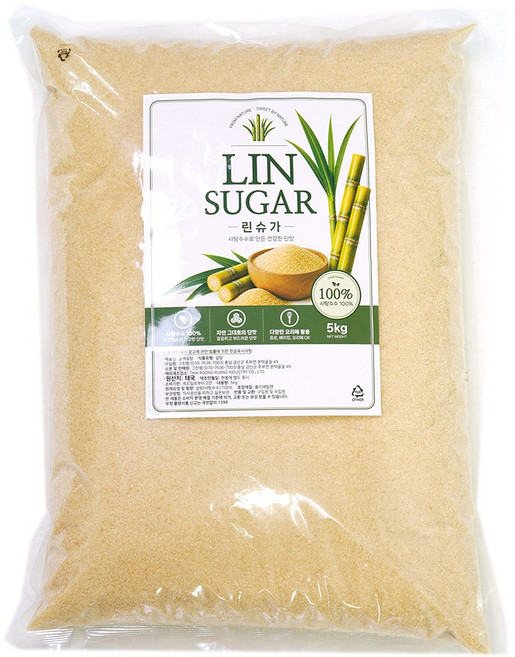 비정제 설탕 5kg, 1개