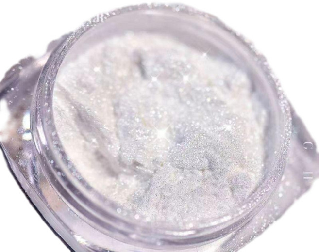 美甲珍珠粉, 1個, 海莉同款 - 珍珠粉 約1g 產品僅供出口銷售，禁止國內銷售，購買等同預設免責申明