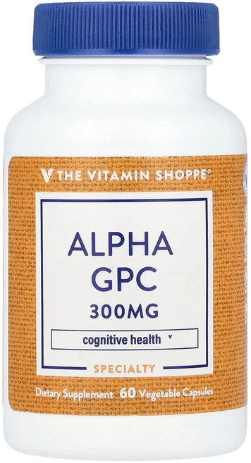 The Vitamin Shoppe Alpha GPC 300 mg 60 Vegetable Capsules, The Vitamin Shoppe, Alpha GPC,, 1개 - 쿠팡