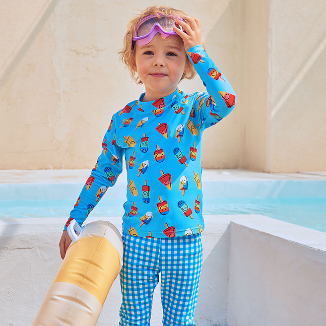 따블리에 남아수영복 아동래쉬가드 키즈래쉬가드 유아래쉬가드 남아래쉬가드 긴바지 세트