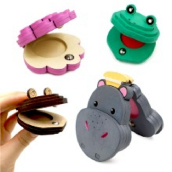 캐스터네츠(악기) 만들기, 조개, 1개