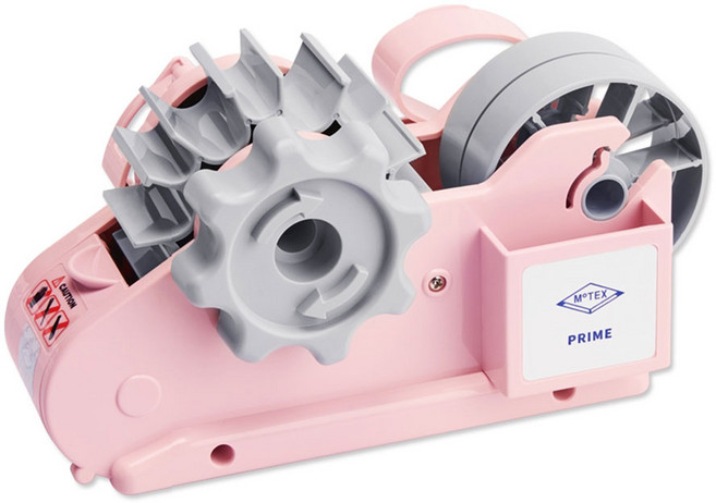 모텍스 프라임 테이프 커터기 / 원터치 스카치 포장 디스펜서, 핑크
