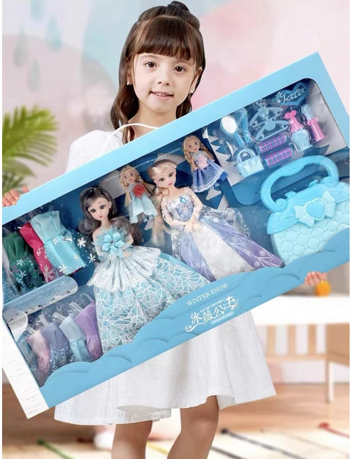 마른인형 리사엘사에사공주 패션놀이 유아놀이 70cm마른인형선물세트, 1개