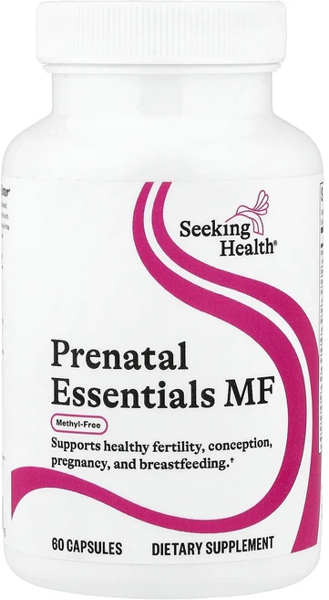 Seeking Health 프리네이틀 에센셜스 MF 메틸 무함유 캡슐 60정, SeekingHealth프리네이틀에센셜스MF메틸무함유캡, 1개 - 쿠팡