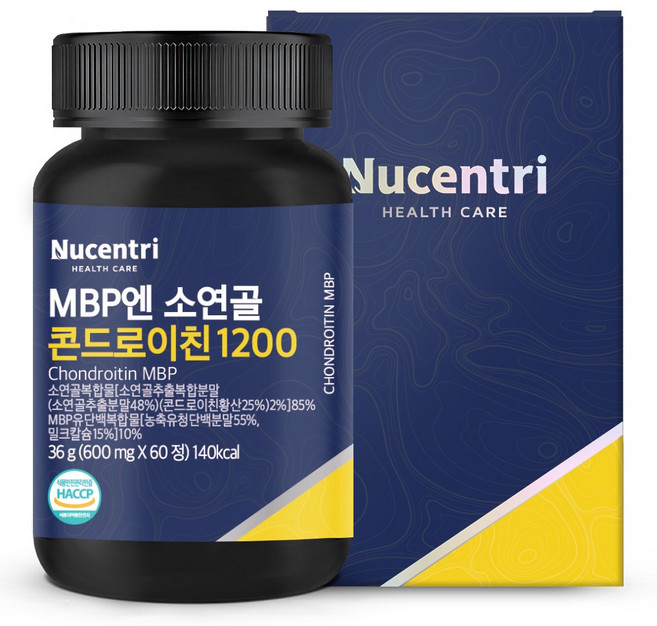 소연골 콘드로이친 1200 MBP 식약청 HACCP 인증, 1개, 60정