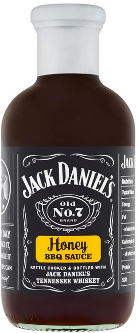 잭 다니엘 허니 BBQ 소스 Jack Daniels Honey Bbq Sauce 553g, 1개