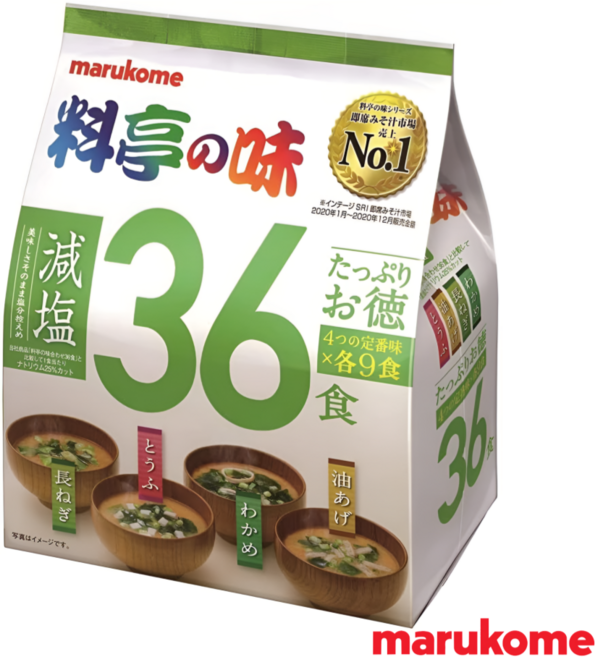 마루코메 요정의맛 저염 미소시루 36식, 648g, 1개
