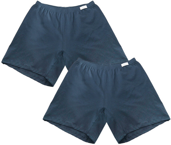 1+1 물랑루즈 아이엠 순면 니트 하프 트렁크 팬티 2종 여성용