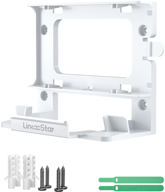 For Starlink Gen 3 Router Supply Bracket Wall Satellite Internet Kit ABS Tools, 01 WHITE