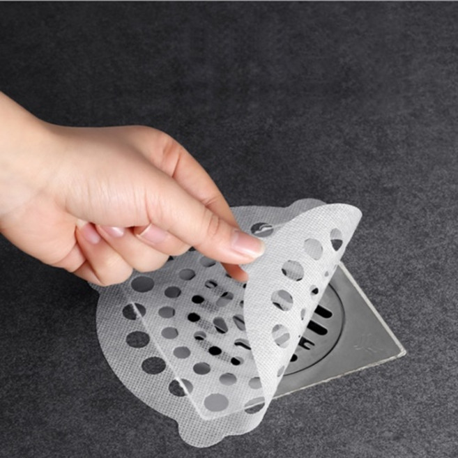 이메이트 하수구 배수구 스티커 트랩 머리카락 제거기 일회용 거름망 막힘 방지 시트 필터 20매