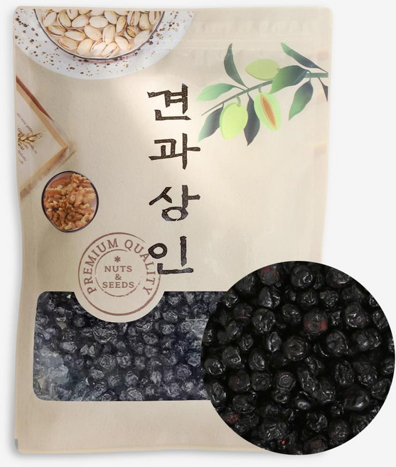 [견과상인]건블루베리 1kg 미국산 건조 말린 블루베리 대용량, 1개