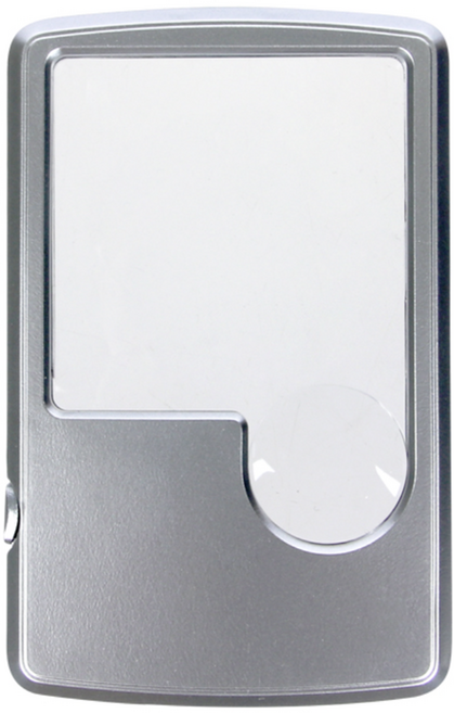 카드형 LED 돋보기 확대경 휴대용 고배율 작업용 신문읽기 도면 성경책 주머니쏙