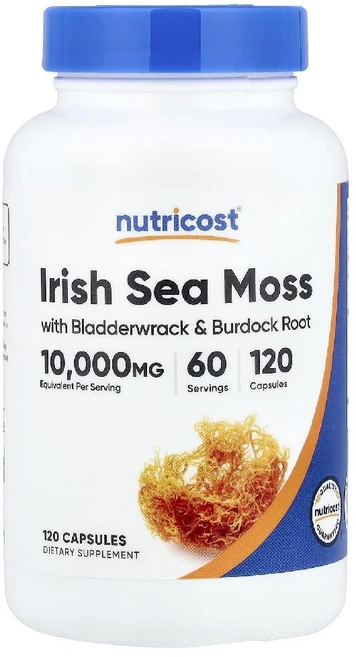 뉴트리코스트 아이리쉬 시 모스 Irish Sea Moss 캡슐 120정, 1, 120 - 쿠팡