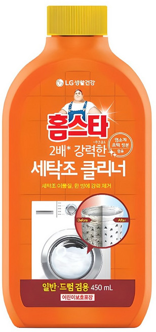 홈스타 퍼펙트 세탁조 클리너, 450ml, 16개