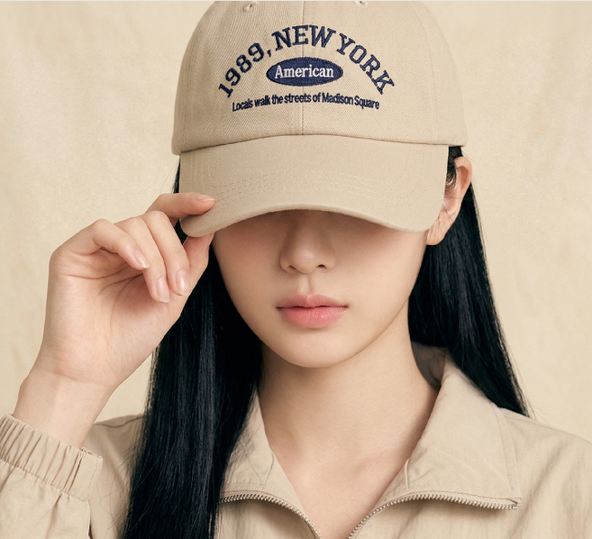 데일리스타즈 1989 뉴욕 볼캡 남녀공용 빈티지 아메리칸 자수 야구 모자 3color