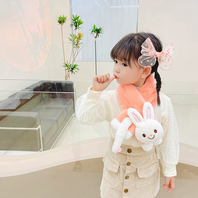 솜니움베베 토끼 겨울 넥워머 여아 목도리 남아 아동 초등 목토시