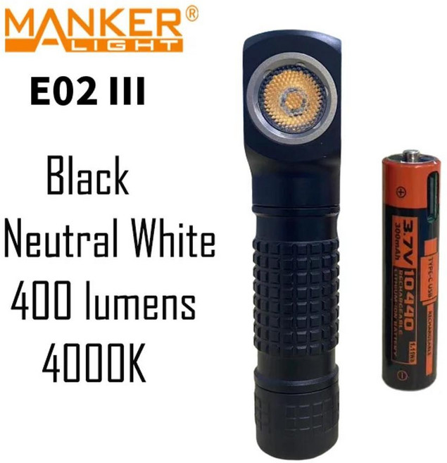 손전등 포켓 미니 키체인 토치자석 테일 가역 클립, 색상: 7. Black Neutral White, 1개