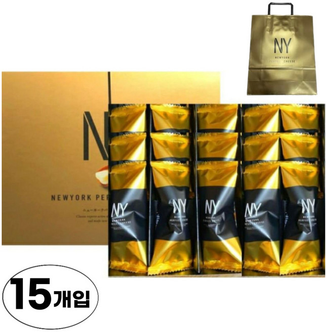 도쿄역 뉴욕 퍼펙트 치즈 쿠키 15개입, 13g, 15개